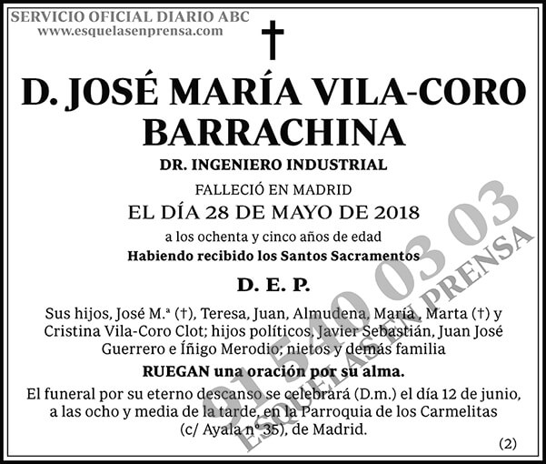 José María Vila-Coro Barrachina
